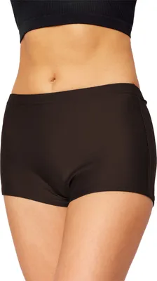 Produktbild von Merry Style Damen Badeshorts Bikinihose Bademode Badehose Bikini Unterteil Schwimmshorts L23L1 (Braun (8157), 40)