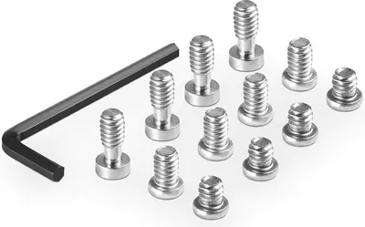 Obrázek produktu pro SmallRig 1713, Fixační šroub, Stříbrná, Nerezová ocel, 1/4-20", 45 g, 13 kusů