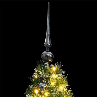 Zdjęcie produktu dla vidaXL Sztuczna choinka ze śniegiem i bombkami 150 LED 120 cm