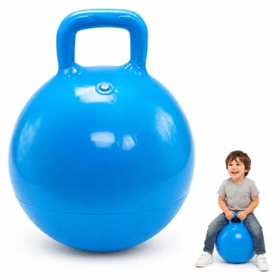 Obrázok produktu pre Omgoods - Nafukovacia lopta "Hopper" s priemerom 35 cm - Hračka pre deti na rozvoj rovnováhy a koordinácie
