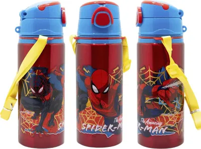 Produktbild von Marvel Spiderman Aluminium Wasserflasche Trinkflasche Flasche 730 ml
