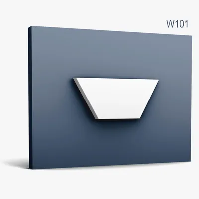 Produktbild von Orac Decor W101ODERN TRAPEZIUM 3D Wandpaneel Zierlement