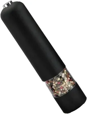 Obrázek produktu pro Elektrický mlýnek na koření – keramický – 22 cm – nastavitelná jemnost mletí – s LED osvětlením – dobíjecí přes USB