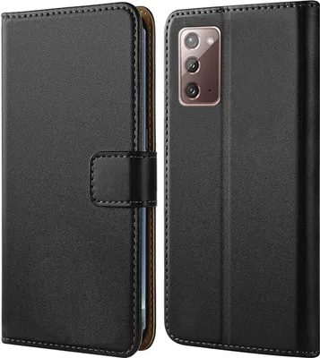 Produktbild von Handy Tasche für Samsung Galaxy Note 20 Schutzhülle Bookstyle Etui Klapphülle Wallet Flip Cover Case Schwarz