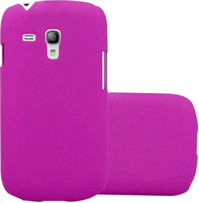 Produktbild von Cadorabo Schutzhülle für Samsung Galaxy S3 MINI Hülle in Pink Etui Hard Case Handyhülle Cover