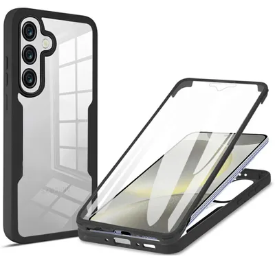 Produktbild von 360 Grad Handyhülle für Samsung Galaxy A27 5G mit Display & Kameraschutz Schwarz