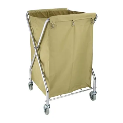 Produktbild von Wäschewagen 220L, zusammenklappbar, mit Rollen, 98,5(H)x62(B)x62(T)cm