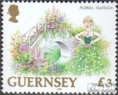 Produktbild von Briefmarken GB - Guernsey 1996 Mi 690 (kompl.Ausg.) gestempelt Blumen