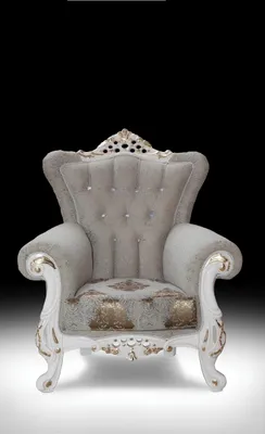 Produktbild von Chesterfield Design Sessel Polster Luxus Weiß Textil Couchen Wohnzimmer