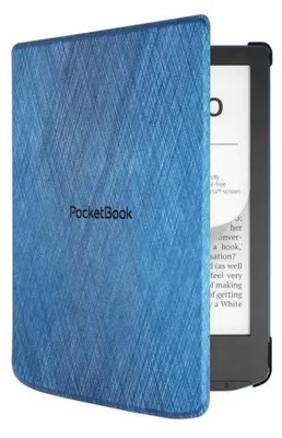 Obrázok produktu pre PocketBook H-S-634-B-WW, Ochranný obal, Modrá, Pocketbook, 15,2 cm (6"), Mikrovlákno, Polyuretán (PU), Verse / Verse Pro
