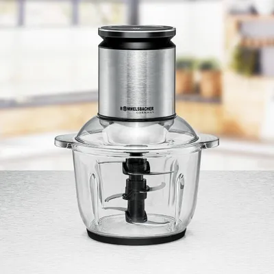 Immagine prodotto di ROMMELSBACHER MZ 600, 2 l, nero, acciaio inox, vetro, acciaio inox, acciaio inox, tasti