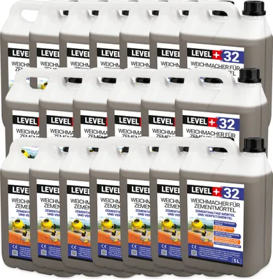 Produktbild von Weichmacher für Mörtel 100L, ersetzt Kalk in Mauer- und Putzmörteln, Plastifizierer für Zementmörtel und Putz RM32