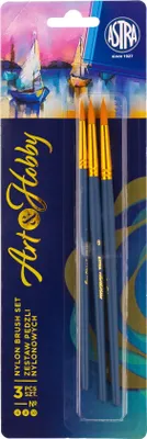 Obrázek produktu pro Sada nylonových štětců 3 kusy Art&Hobby Astra