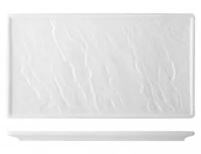 Immagine prodotto di H&H Piatto Rettangolare In Porcellana, 37X21 Cm, Bianco
