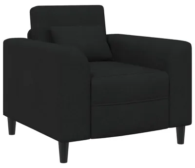 Produktbild von vidaXL Sessel Schwarz Stoff