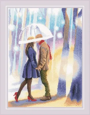 Produktbild von Riolis Kreuzstich-Set "Liebesgeschichte. Einfühlungsvermögen", 30x40cm