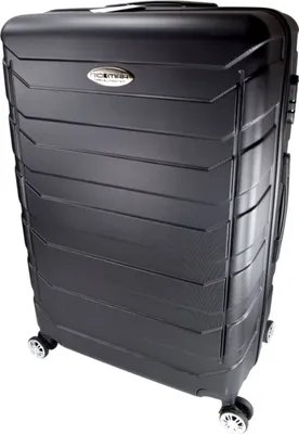 Produktbild von Hartschalenkoffer Kunststoff Reisekoffer Trolley mit Rollen 360° drehbar, Koffer (Typ):Schwarz - 74 x 49 x 30 cm