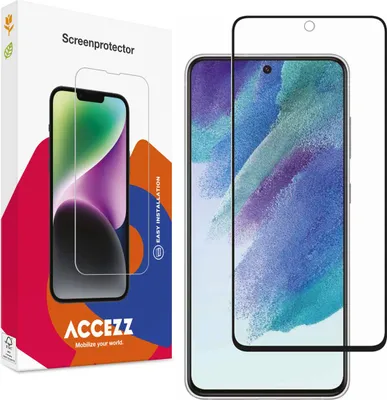 Produktbild von Accezz Full Cover Screen Protector aus gehärtetem Glas Samsung Galaxy S21 FE