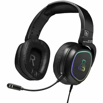 Produktbild von The G-Lab Korp Promenthium, Verkabelt & Kabellos, 20 - 20000 Hz, Gaming, 275 g, Kopfhörer, Schwarz