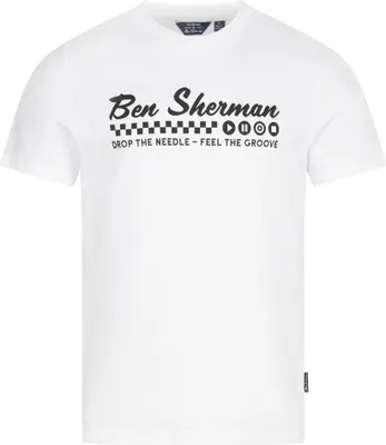 Produktbild von M|BEN SHERMAN Feel the Groove Herren T-Shirt 1012965-WHITE