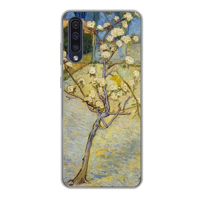 Produktbild von MuchoWow® Handyhülle Schutzhülle Hülle für Samsung Galaxy A50 Blühender Birnbaum - Vincent van Gogh Silikon Softcase Handy Hülle - Mobiltelefonhülle