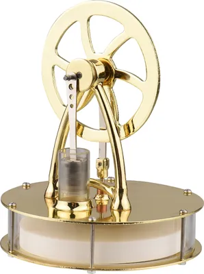 Obrázek produktu pro Nízkoteplotní Stirlingův motor Sestavený generátor elektřiny Experiment s teplem Fyzikální model generátoru se setrvačníkem Design Vědecký experiment DIY Vzdělávací hračky pro učitele Dospělí Děti Fyzikální laboratorní sady