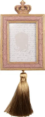 Produktbild von Clayre & Eef Bilderrahmen 6x9 cm Rosa Kunststoff