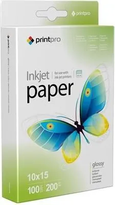 Produktbild von Colorway Fotopapier Print Pro glänzend 200g/m2/ 10x15/ 100 Blatt
