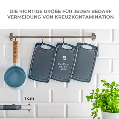 Productafbeelding van EXITOSO Ontbijtborden - Set van 4 - Kunststof, vaatwasmachinebestendig en BPA-vrij