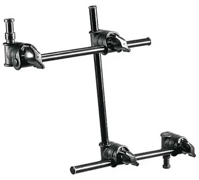 Produktbild von Manfrotto 196AB-3, Schwarz, Aluminium, 9,53 mm (0.375"), 6,35 mm (0.25"), 1 kg, 850 mm
