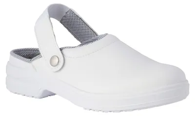 Imagen del producto de REPOSA: Zapatos sanitarios médicos con cordones blancos y sin puntera, fabricados en microfibra