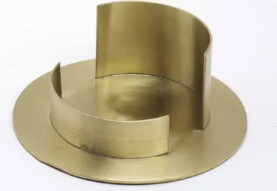 Produktbild von Kerzenhalter Messing, gold, Innen Ø 7 cm matt