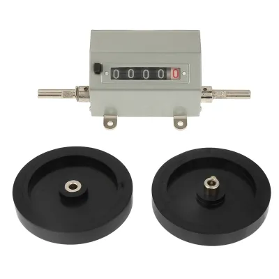 Obrázok produktu pre GS034811pc Valčekové koleso 5 číslic 0?9999,9 Počítadlo dĺžky Max. rýchlosť 350RPM Sivá Reset