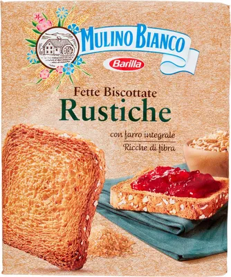 Produktbild von 3x Mulino Bianco Fette biscottate Le rustiche 315g mit Dinkel Zwieback brot