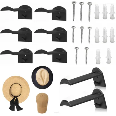 8 selbstklebende Haken für Mützen, Hüte, Schals, Taschen – Wandmontage