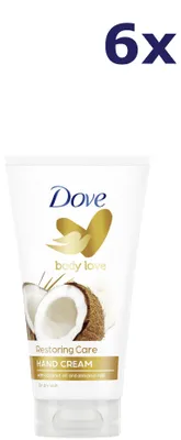 Produktbild von 6x Dove Handcreme - Restoring Ritual Coconut 75 ml