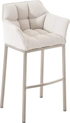 Produktbild von Barhocker HLO-CP1 E Stoff mit 4-Fuß Gestell weiß
