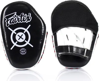 Produktbild von Fairtex FMV11 Boxpratzen Schwarz/Weiß