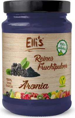 Produktbild von Aronia Fruchtpulver - 100% aus der reinen Frucht gewonnen