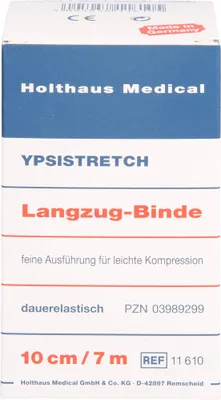 Produktbild von YPSISTRETCH Langzug-Binde 10 cm x 7 m, 1 St. Binde