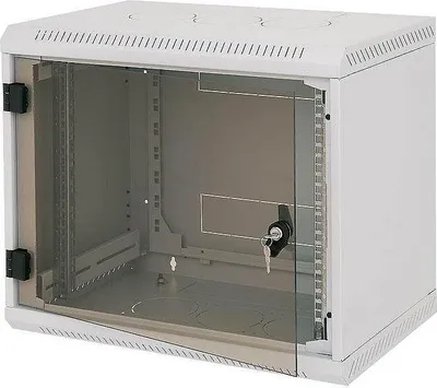 Image de Rack Triton 19" jednodílný 15U/500mm prosklené dveře, šedý