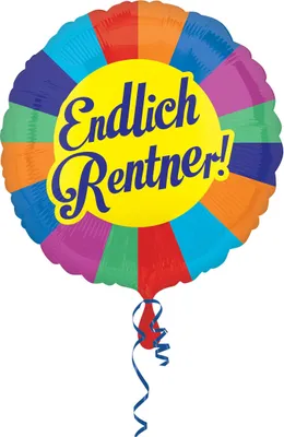 Produktbild von amscan® 3582201 Folienballon Endlich Rentner - Ø 43 cm