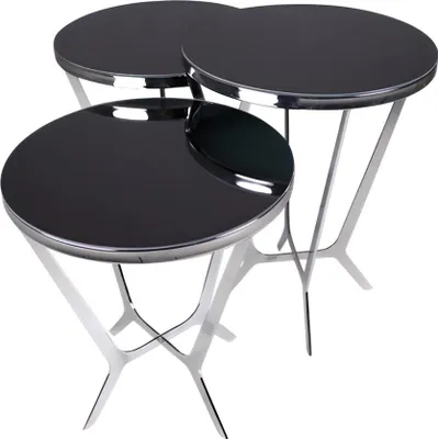 Obrázok produktu pre Tieto odkladacie stolíky spájajú moderný dizajn s klasickým luxusom.