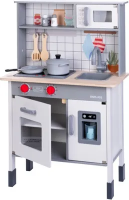 Produktbild von Dorjee Holzspielküche einschließlich Accessoires weiß