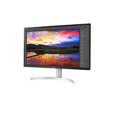 Produktbild von LG 32UN650-W, 80 cm (31.5"), 3840 x 2160 Pixel, 4K Ultra HD, 5 ms, Weiß