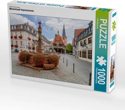Produktbild von CALVENDO Puzzle Ein Motiv aus dem Kalender Michelstadt Impressionen | 1000 Teile Lege-Größe 64x48cm Foto-Puzzle für glückliche Stunden