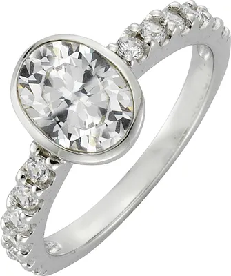 Produktbild von Zeeme Silber Ring 925/- Sterling Silber weiß 060 (19,1) Zirkonia weiß 273270964