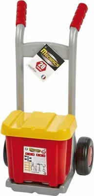 Produktbild von Ecoiffier Transportkarre mit Werkzeugbox und Zubehör