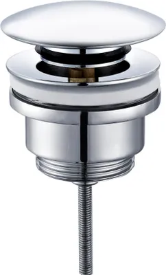 Produktbild von Aloni Pusher Ablaufgarnitur mit Überlauf 1 1/4" Chrom