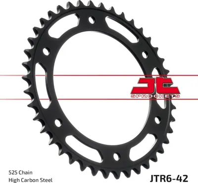 Produktbild von JT SPROCKETS Standard Stahlritzel hinten 6 - 525